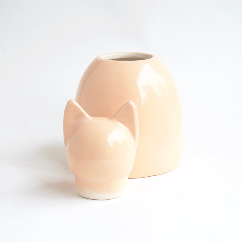 Large Dreamsicle Cat Urn