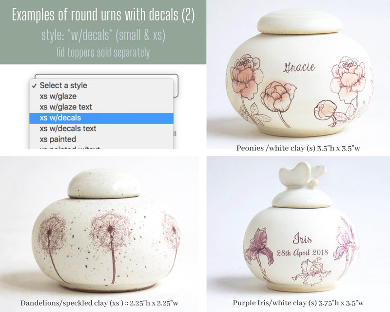 Custom Baby Urn - INTERNATIONAL - round