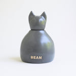 Small Slate Gray Cat Urn