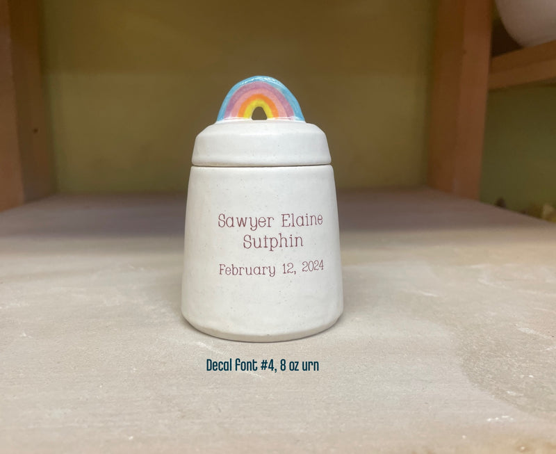 Little Rainbow Urn