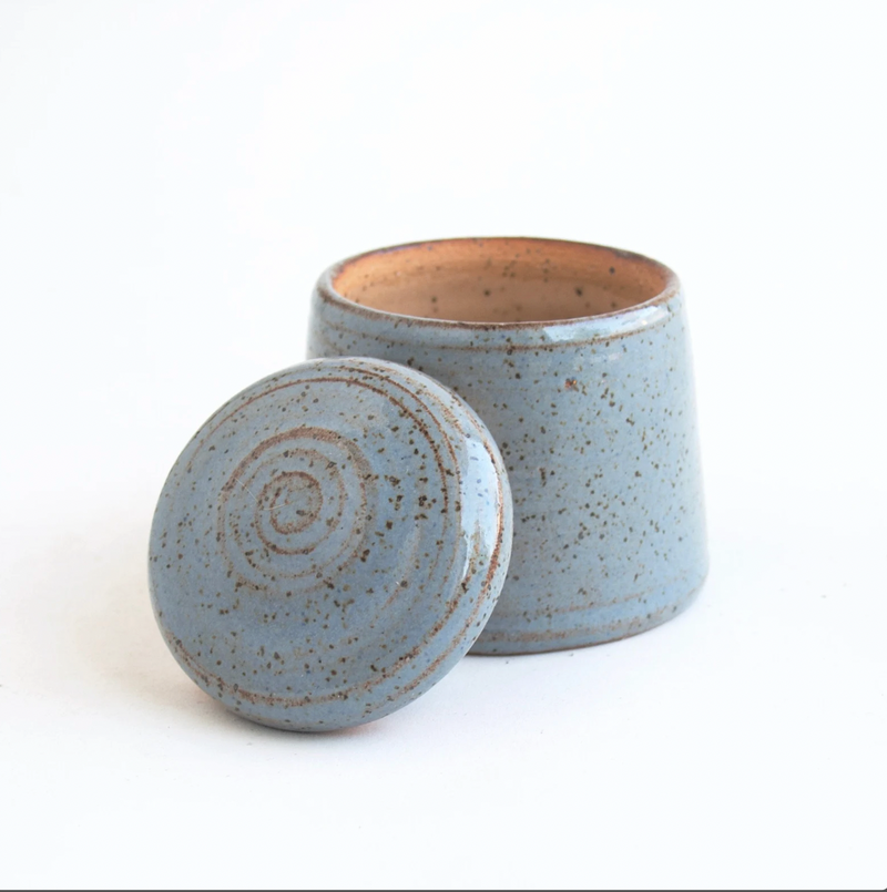 Speckled Blue Infant Urn