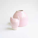 Small Pink Cat Urn