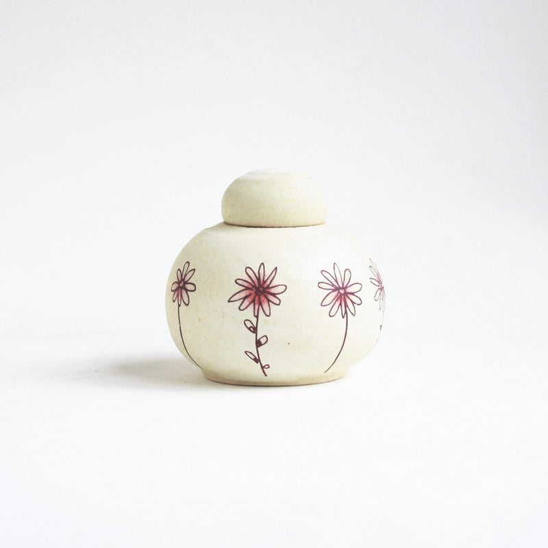 Tiny Pink Daisies Urn