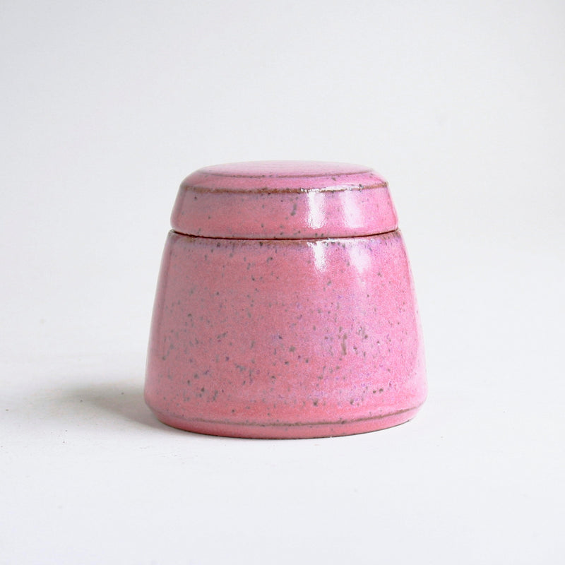 Speckled Sunset Pink Urn - 2.75"h