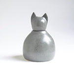 Small Speckled Gray Cat Urn