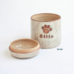 Tawny Paw Print Urn