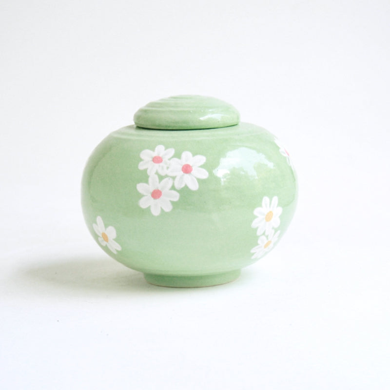 Daisies Urn - 3.5"h