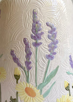 Small Lavender & Daisies Urn