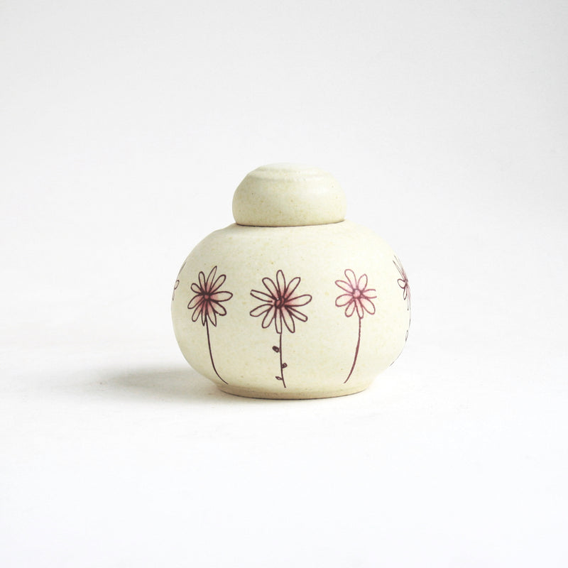 Tiny Pink Daisies Urn